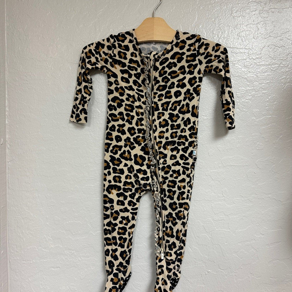 posh peanut bamboo animal footie 9-12M‎