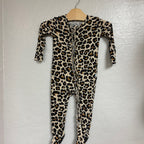 posh peanut bamboo animal footie 9-12M‎