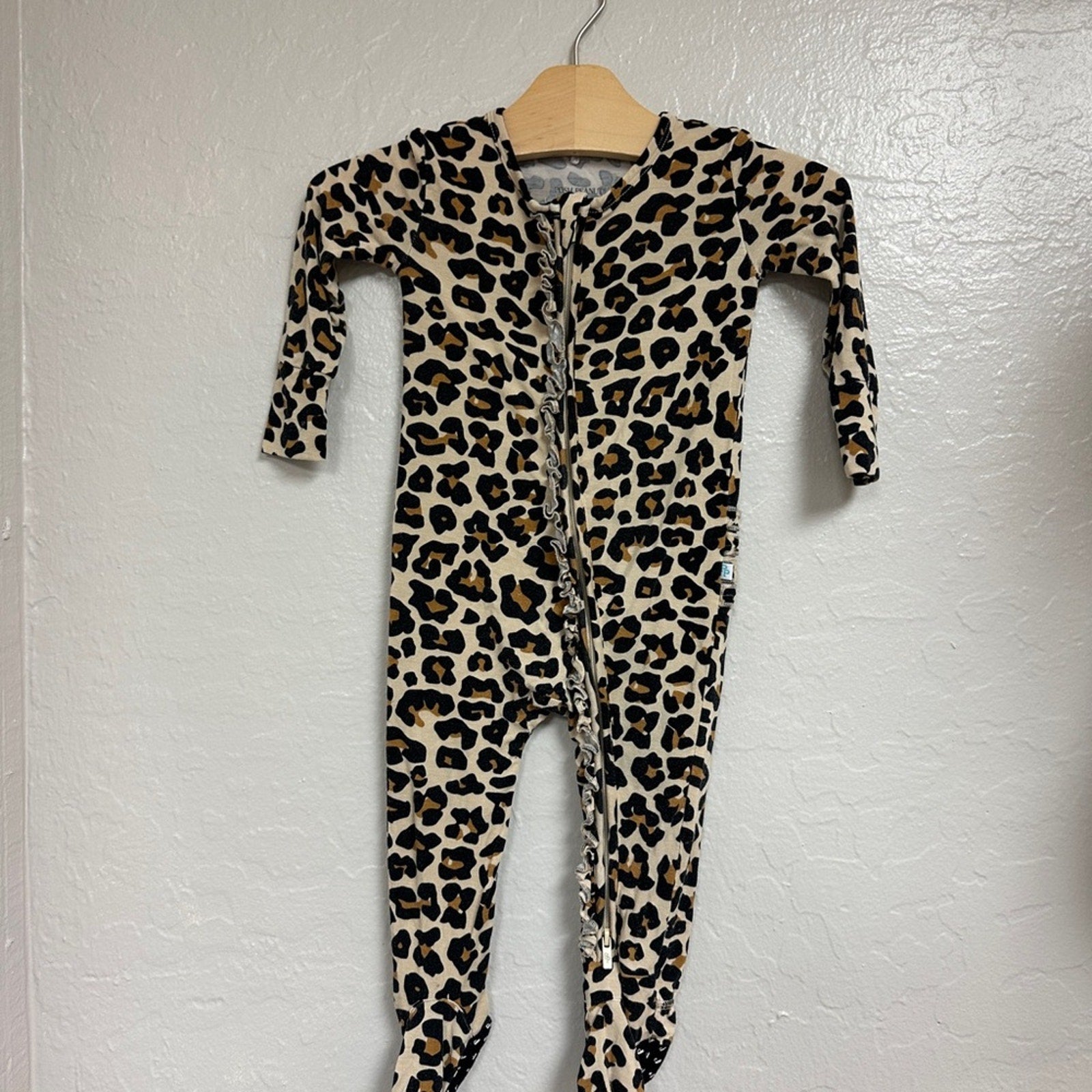 posh peanut bamboo animal footie 9-12M‎