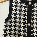 tahari houndstooth dress 2T