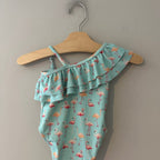 janie and jack girls' flamingo swimsuit 12-18M
