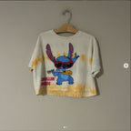 zara x disney girls' boxy stitch tee 9-10Y