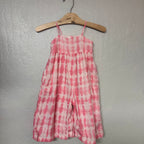 janie and jack pink romper 12-18M