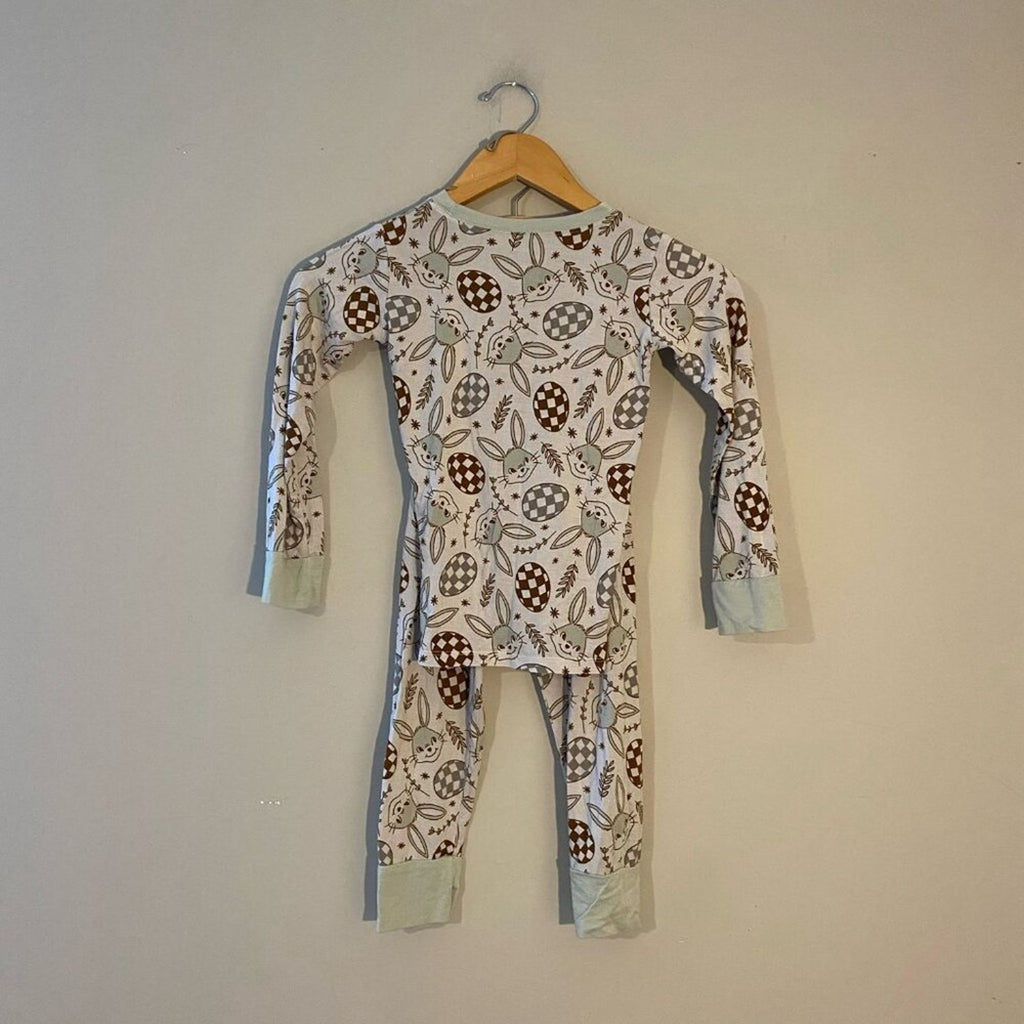 in my jammers bamboo bunny pajamas 6Y