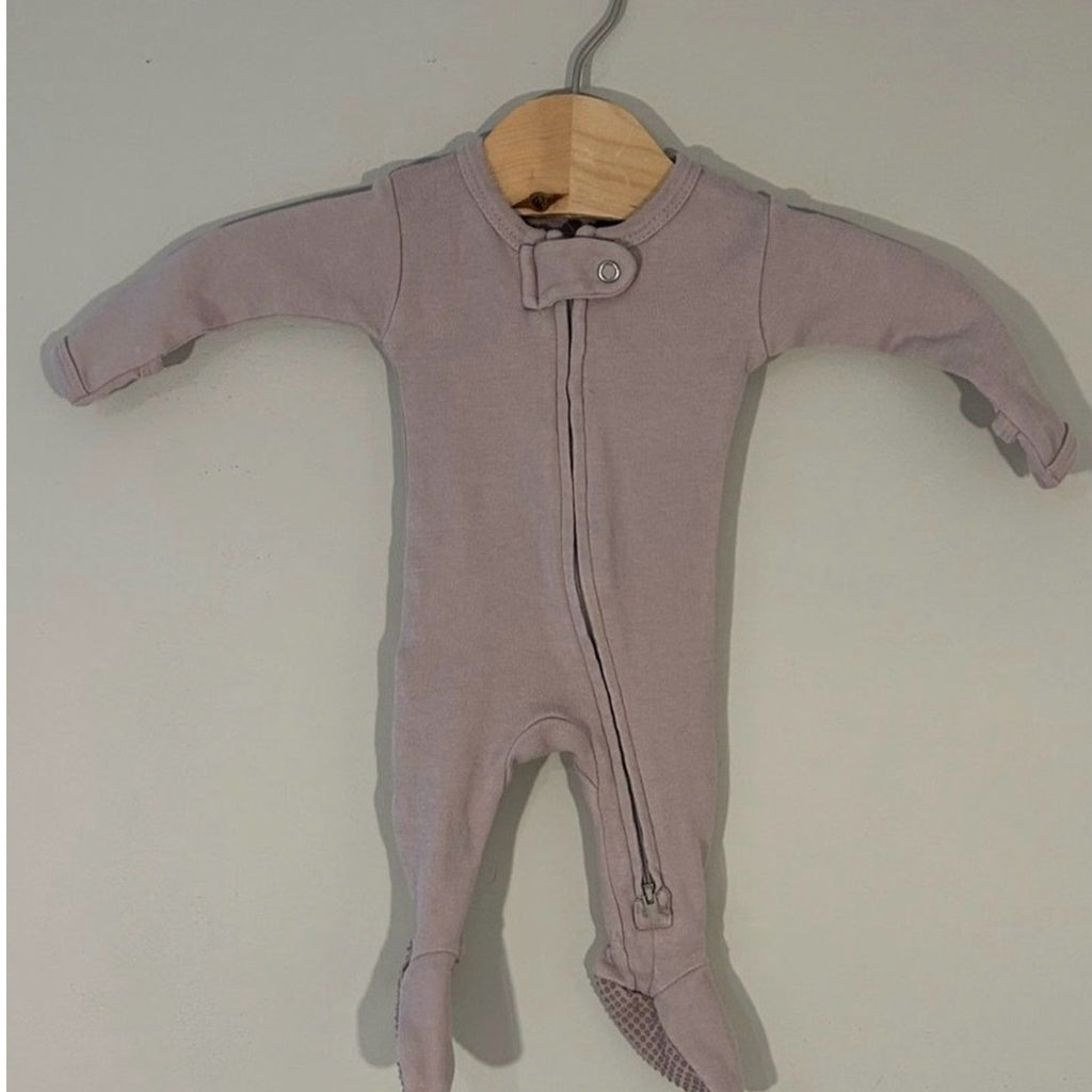 l'oved baby purple mauve footie preemie / newborn