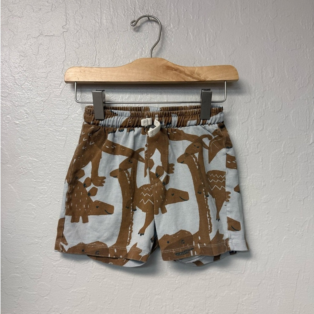 zara boys' dinosaur shorts 3-4Y