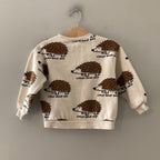 zara sweatshirt porcupine graphic 4-5Y