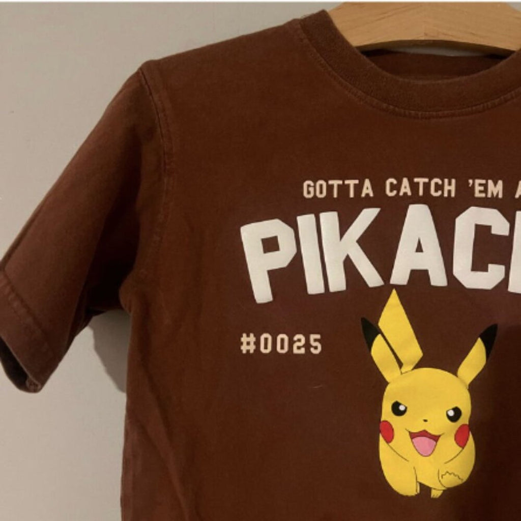 zara boys' pokemon tee 6-7Y
