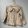 zara girls' corduroy floral blouse 4-5Y