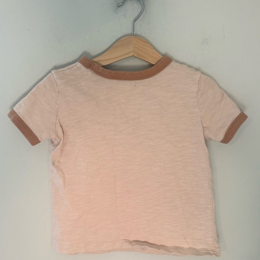 little co. ringer buttercup tee 3T