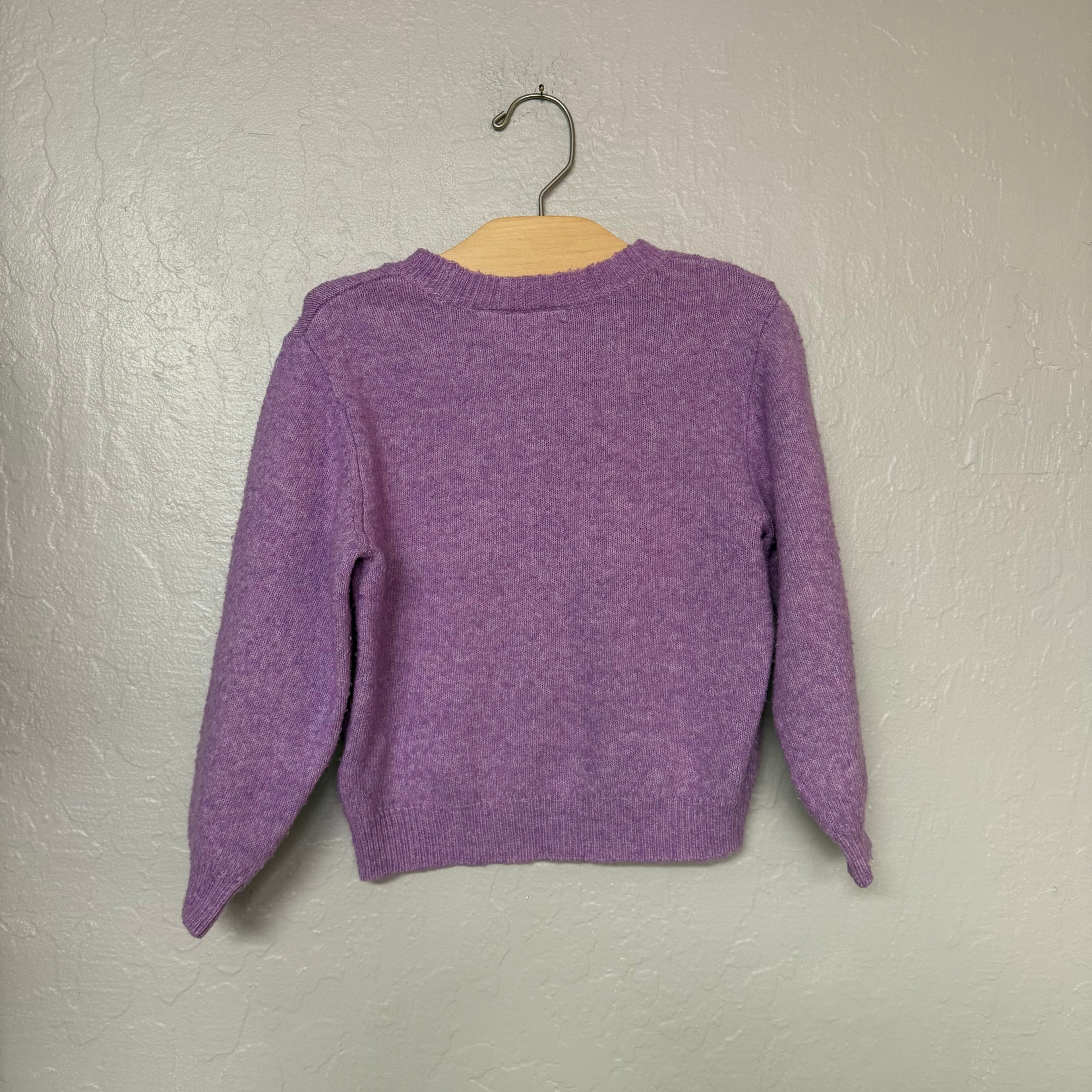 zara lilac purple crewneck sweater 3-4Y