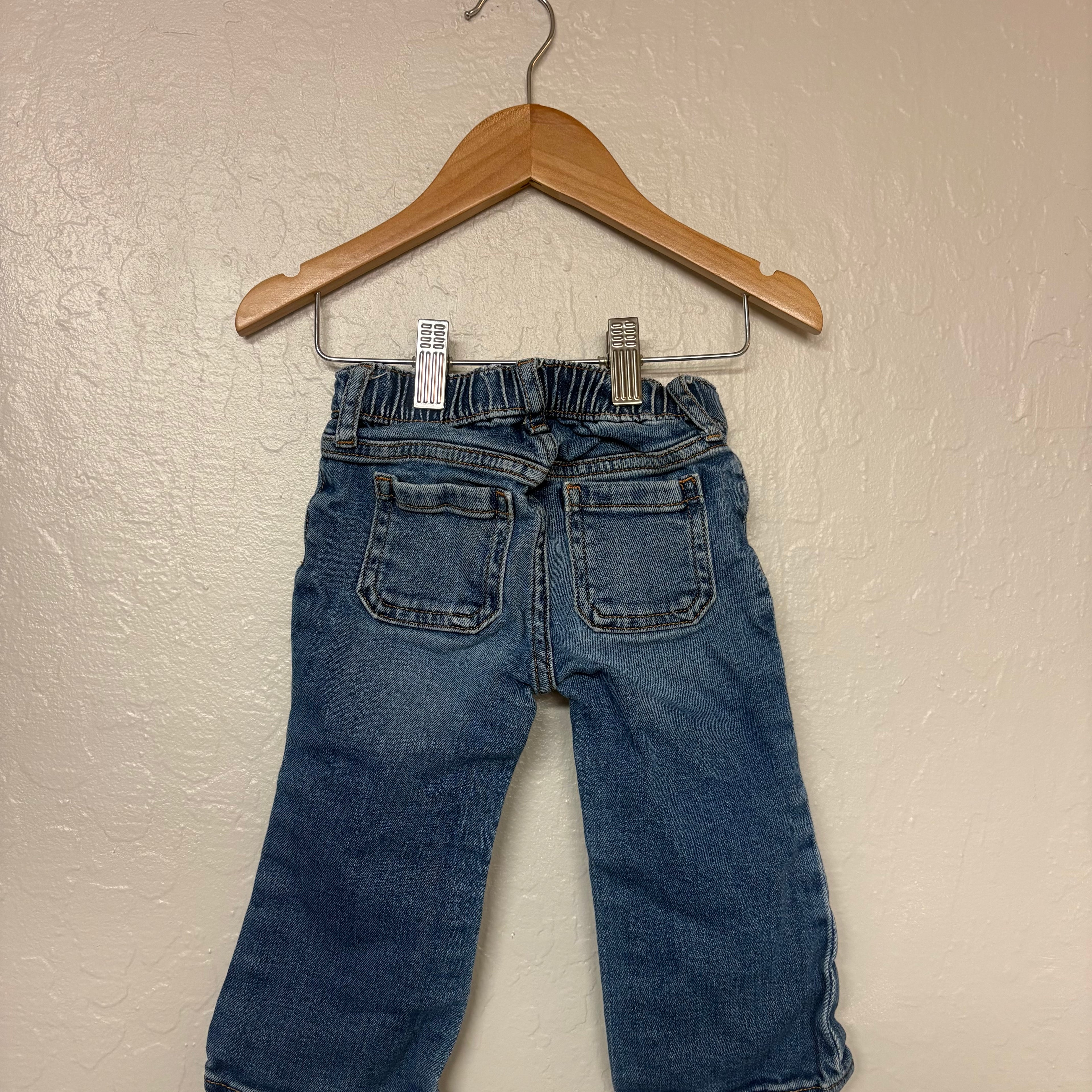 baby gap girls’ blue denim flares 18-24M