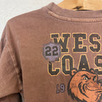 cotton on kids long-sleeve brown tee 4Y