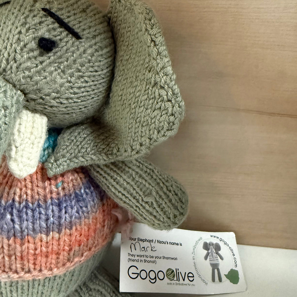 handmade elephant NWT