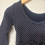 alice + ames navy twirl dress