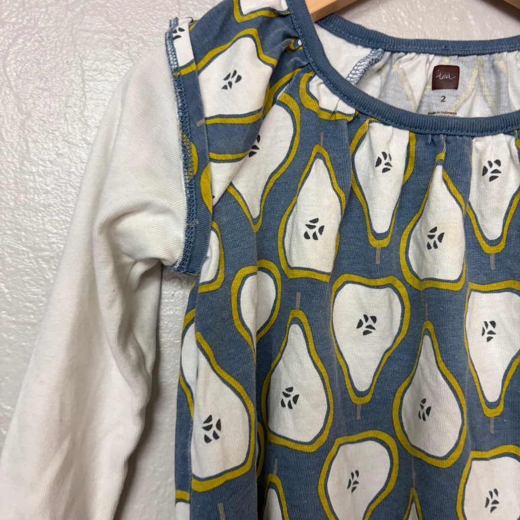 tea collection girls' pear top 2Y