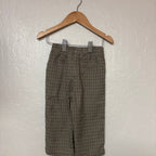 cotton on baby boys brown houndstooth pants 12-18M