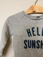 baby gap gray crewneck 2Y