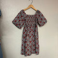 hope & henry girls' floral dress 6Y