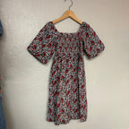 hope & henry girls' floral dress 6Y