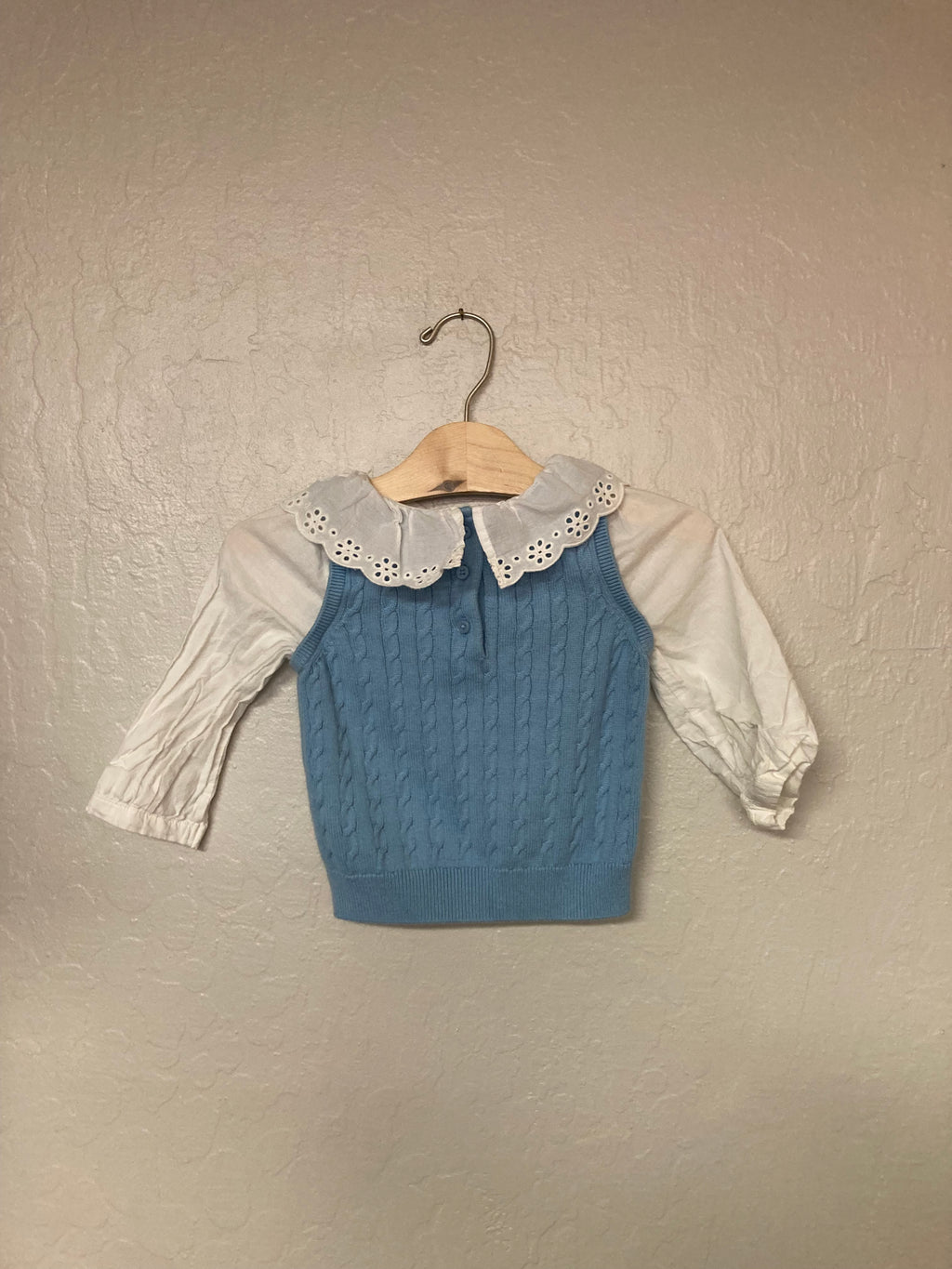janie and jack blue blouse