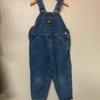 osh kosh b’gosh vintage blue denim overalls 4Y