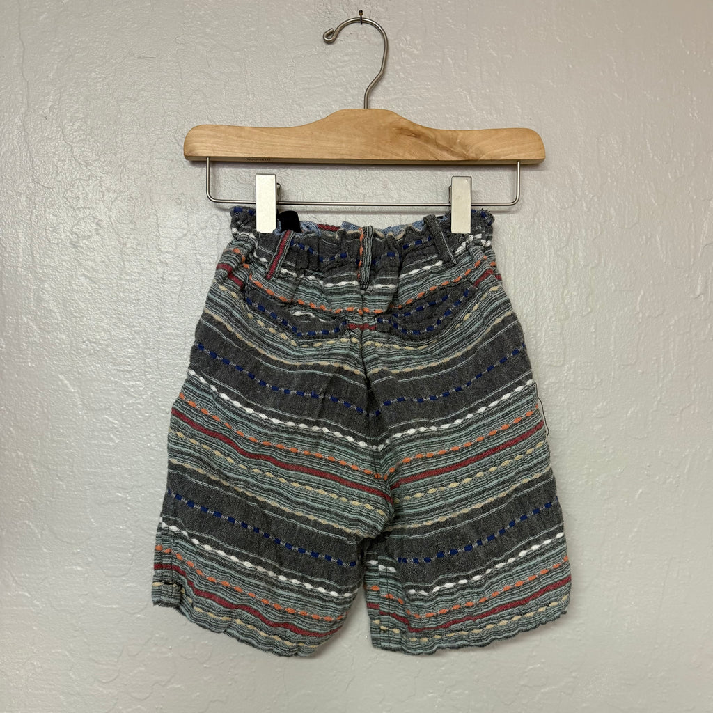 peek boys’ embroidered shorts 4-5Y