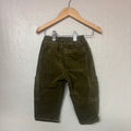 zara boys’ green velour cargo pants 1.5Y