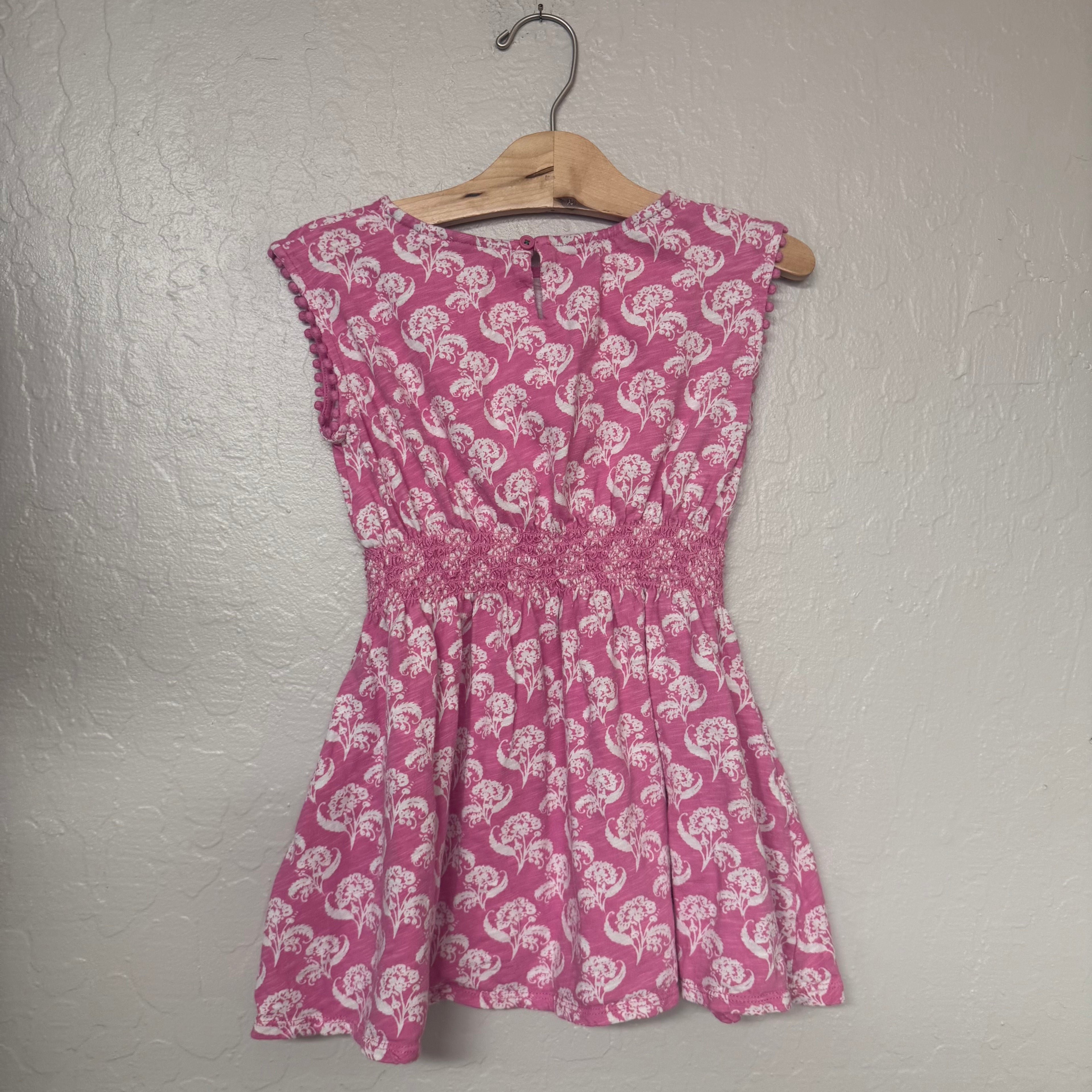 mini boden pink dress 6-7Y
