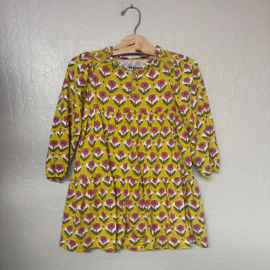 mini boden gold dress 4-5Y