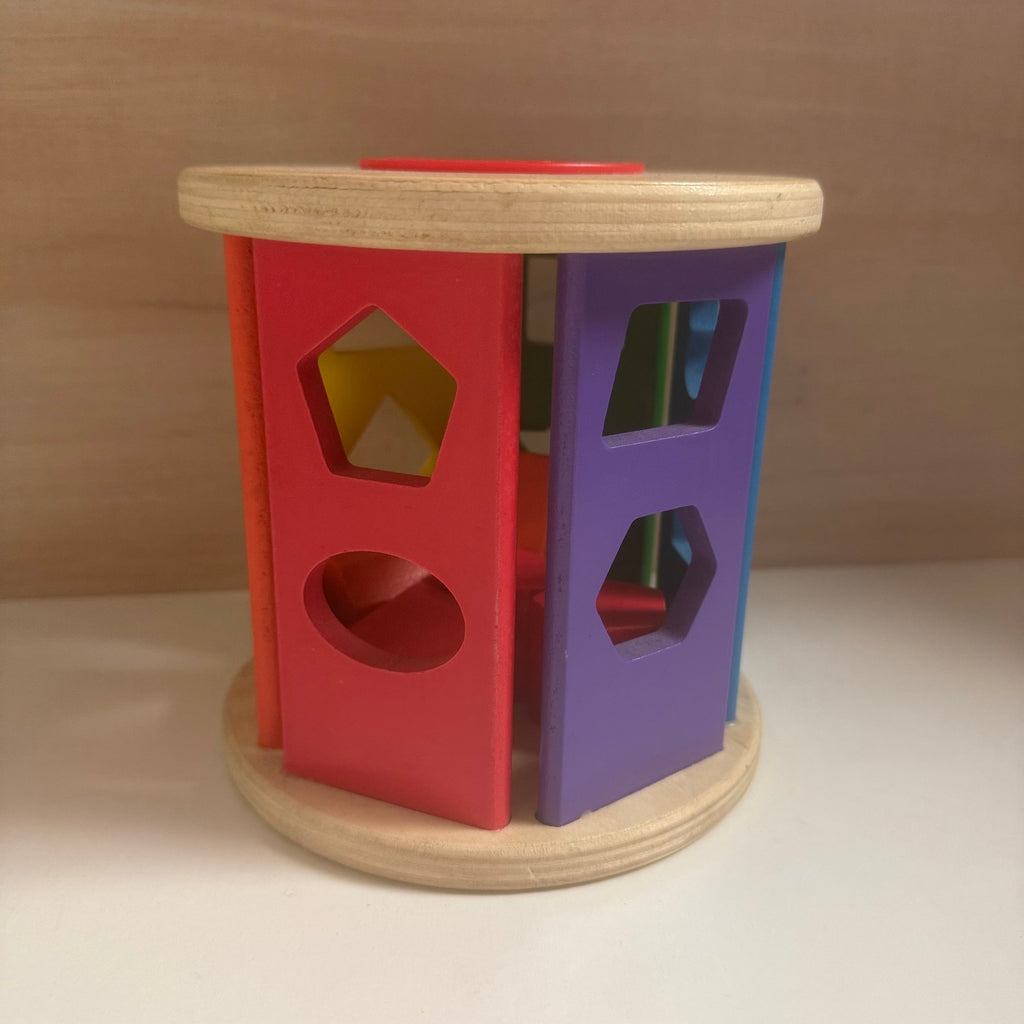 melissa & doug match and roll shape sorter