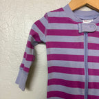 hanna andersson girls' striped pajama 3-6M