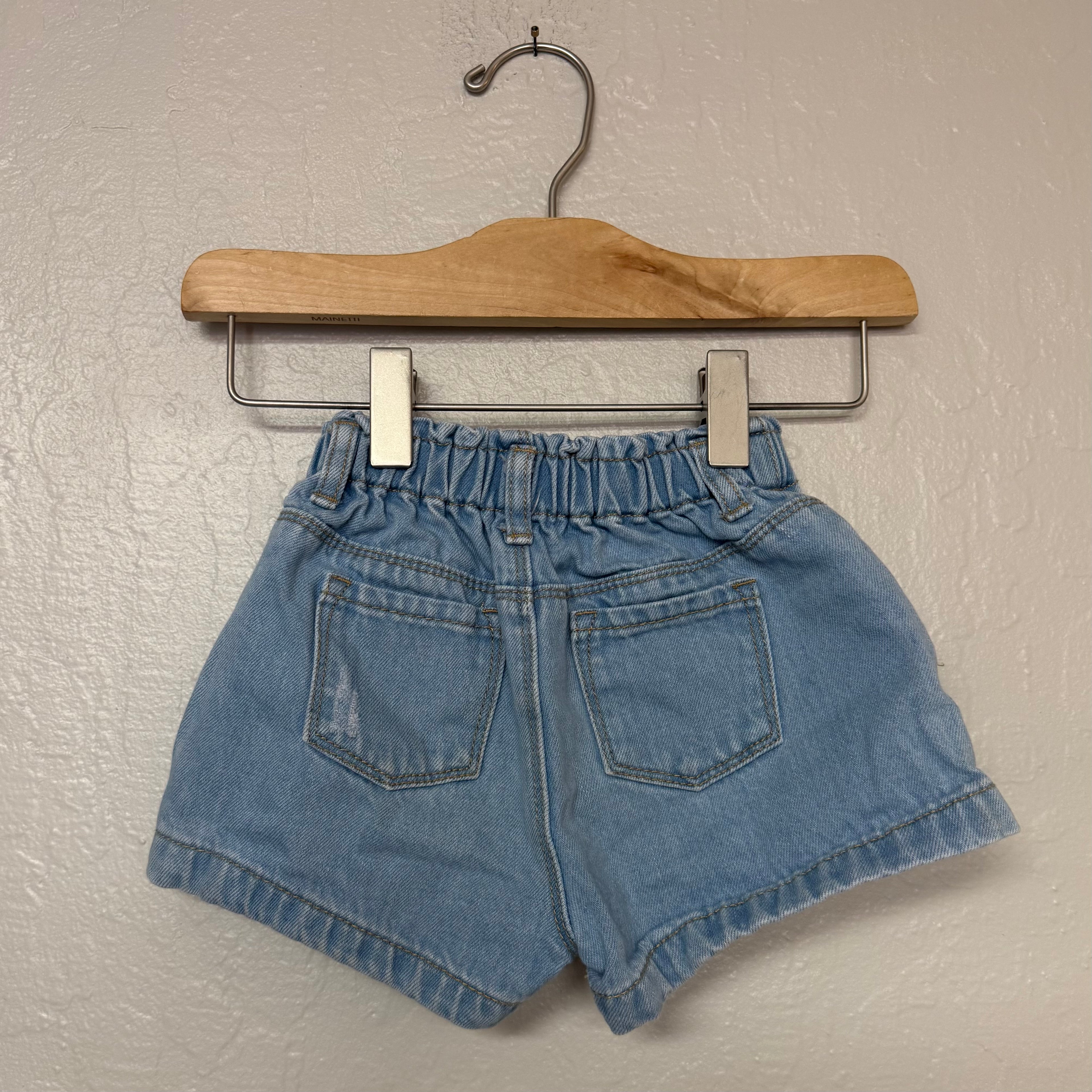 zara paper bag waist shorts 12-18M
