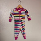 hanna andersson girls’ striped pajama 3-6M