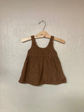 carter's brown corduroy pinaore