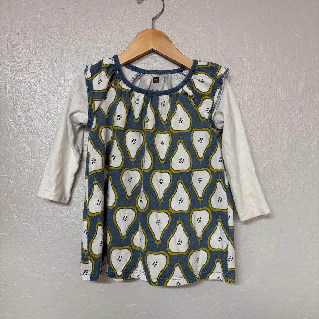 tea collection girls' pear top 2Y