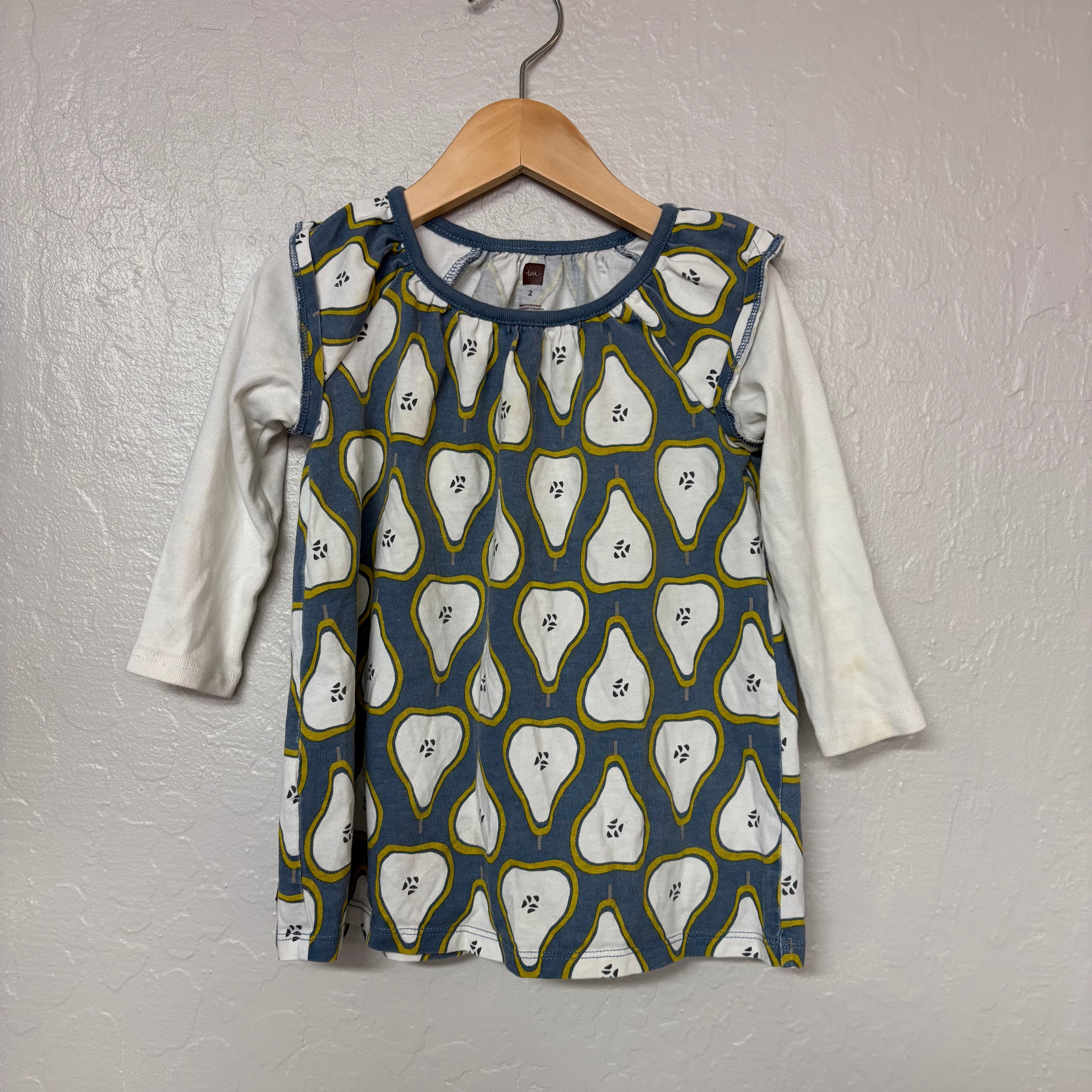 tea collection girls' pear top 2Y