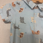 angel dear blue dog shortie 12-18M