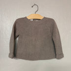zara girls beige knit sweater 12-18M
