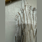 vignette white stripe dress 5Y