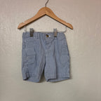 ralph lauren boys’ white and blue striped shorts 3T