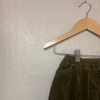zara boys’ green velour cargo pants 1.5Y