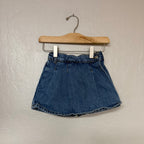 zara girls’ denim skort 5-6Y