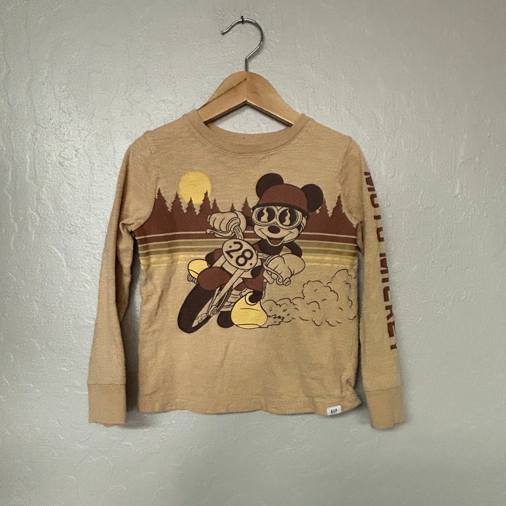 baby gap x disney boys’ mickey mouse tee 5Y