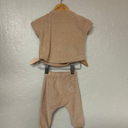quincy mae gender neutral french terry set 3-6M