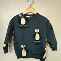 zara boys' sweatshirt penguin 3Y