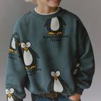 zara boys' sweatshirt penguin 3Y