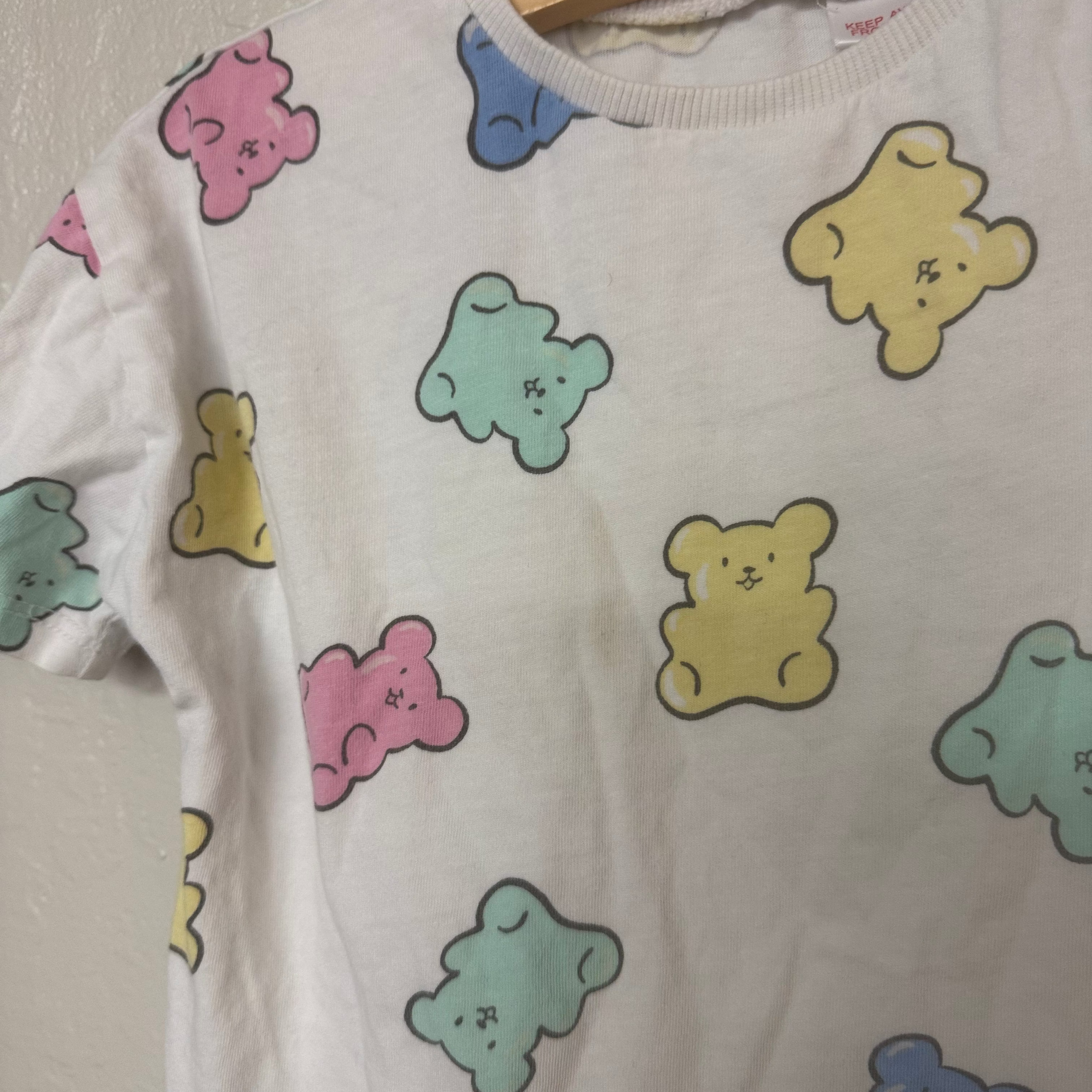 zara gummy bear tee shirt 3-4Y