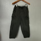 zara boys' green cargo pants 4-5Y