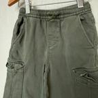 zara boys' green cargo pants 4-5Y